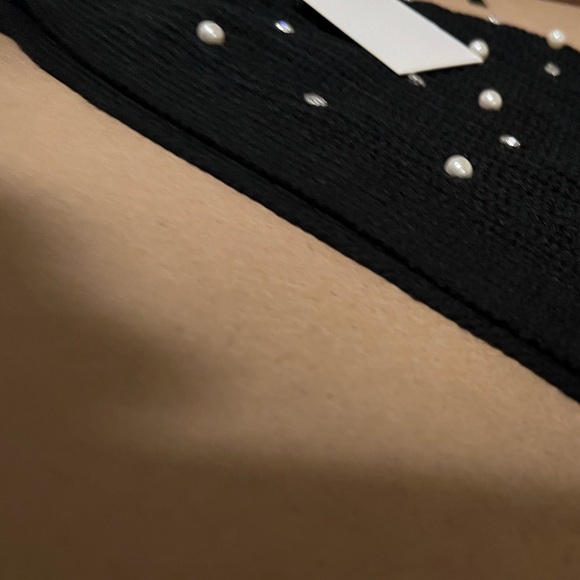 Anthropologie Black Pearl-Embellished Hat - Picture 10 of 16